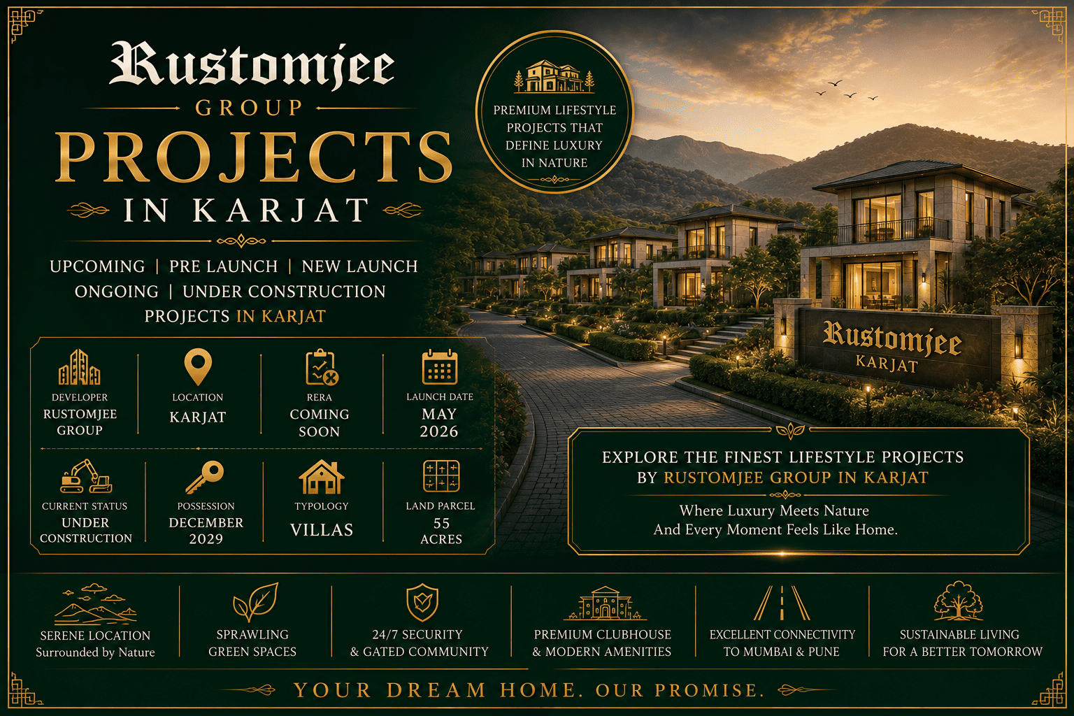 Rustomjee Group Upcoming Projects in Karjat