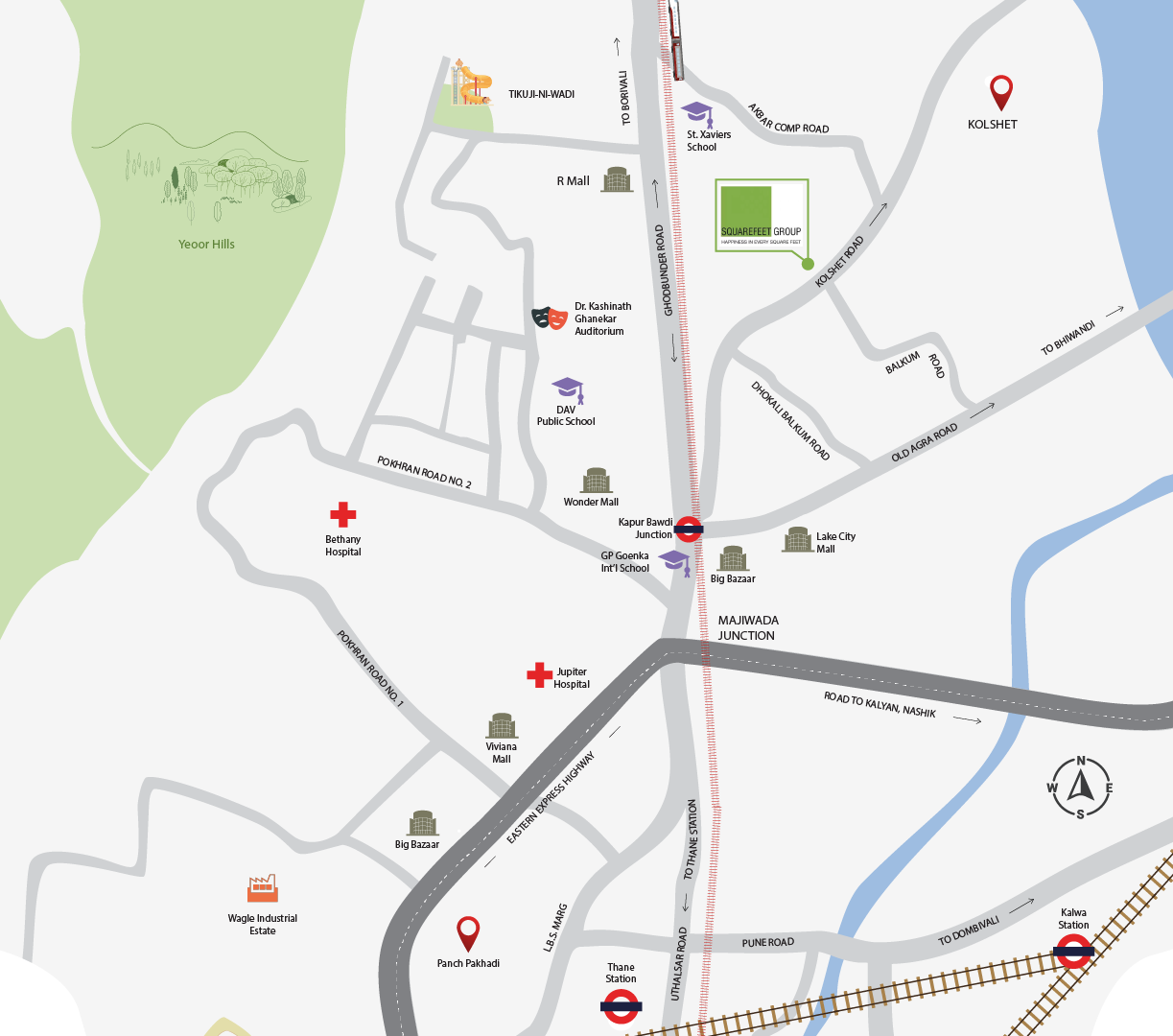 Squarefeet Yuva Rajya Map