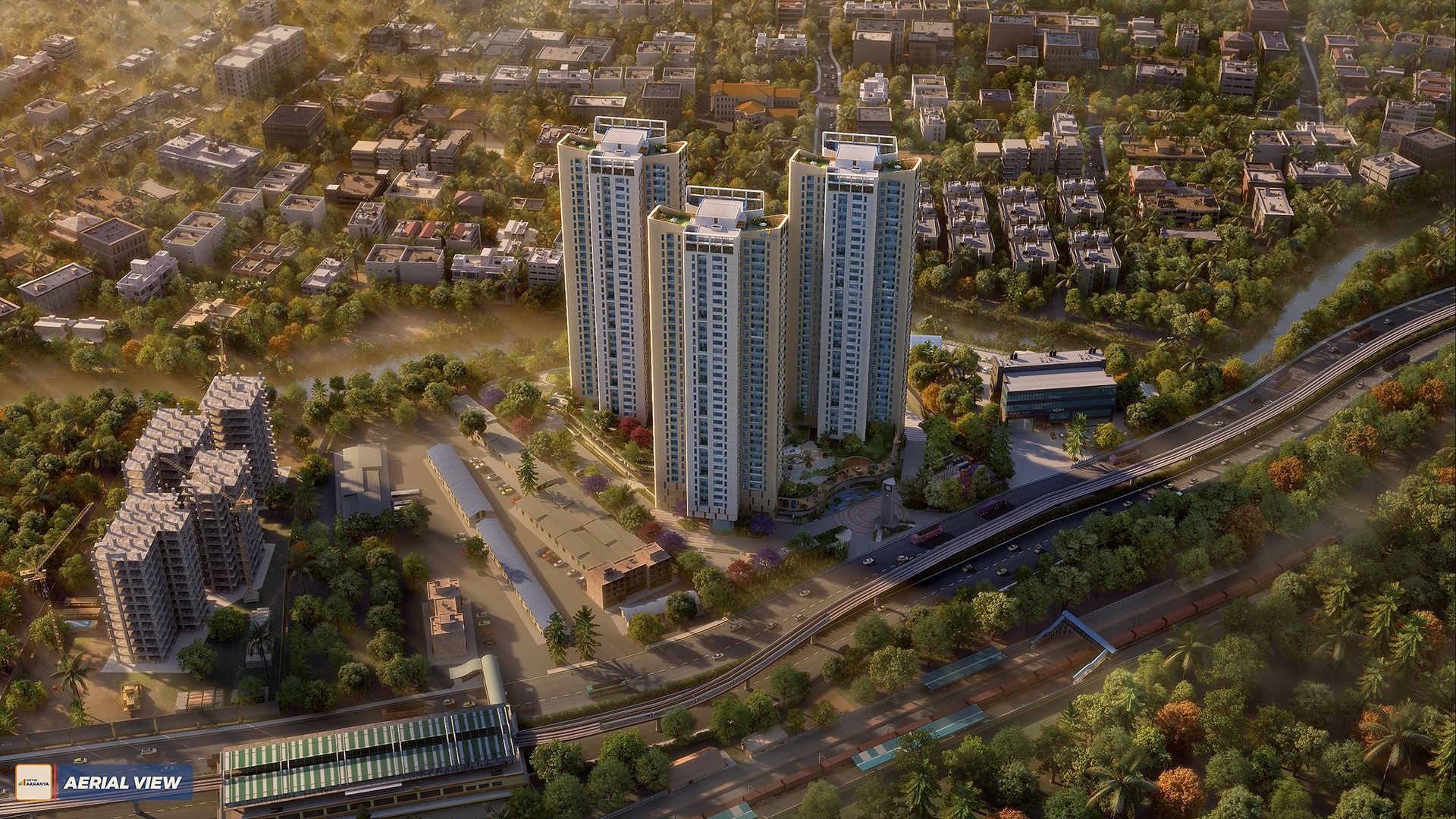 Sattva Aaranya Rajarajeshwari Nagar banner Image - Premium 3 & 4 BHK Apartments Bangalore