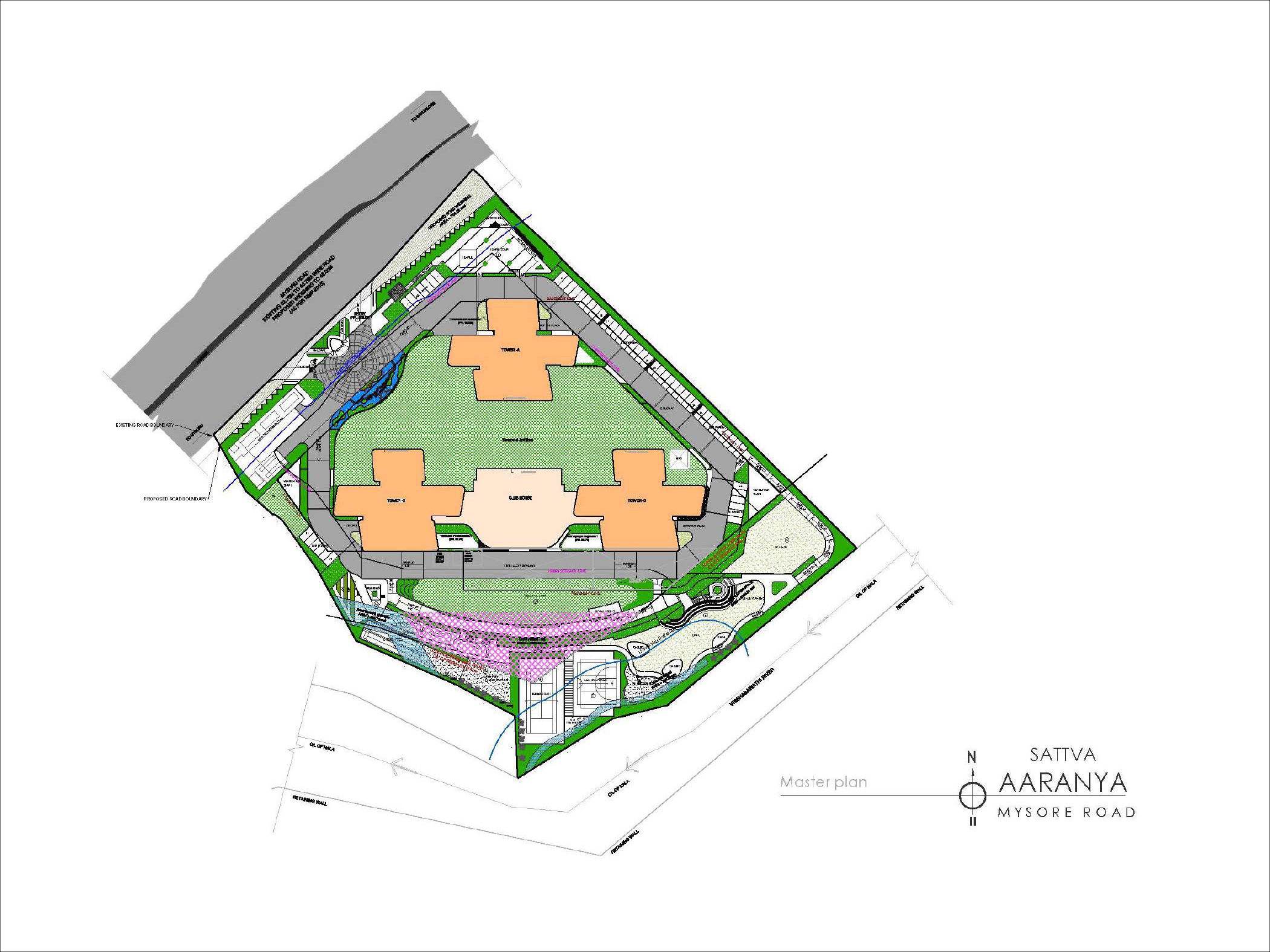 Sattva Aaranya Master Plan Rajarajeshwari Nagar